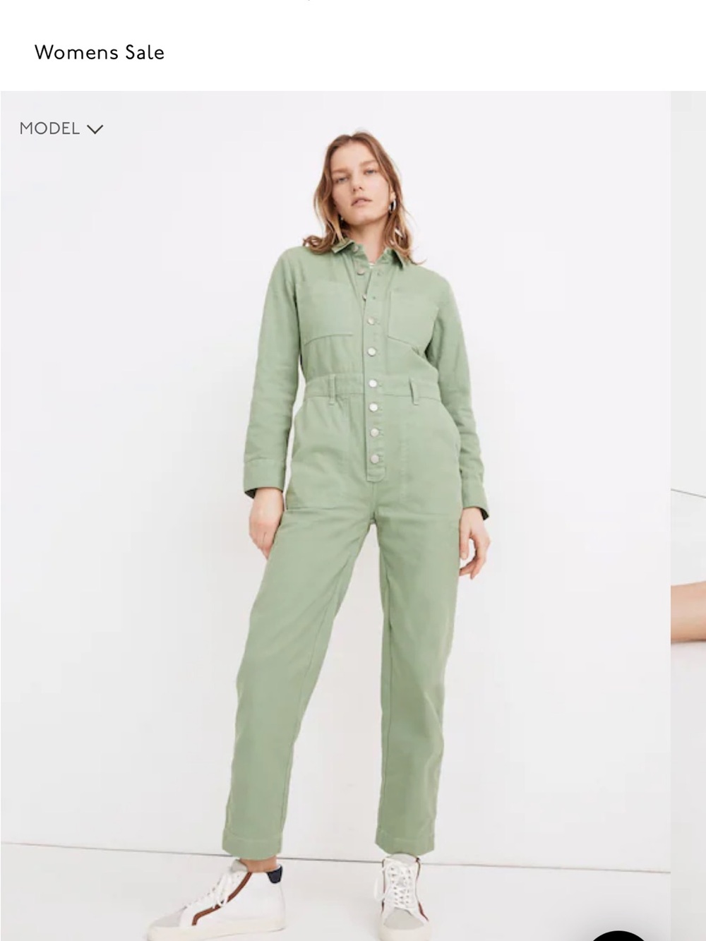 Madewell Garment Dyed relaxed coverall
